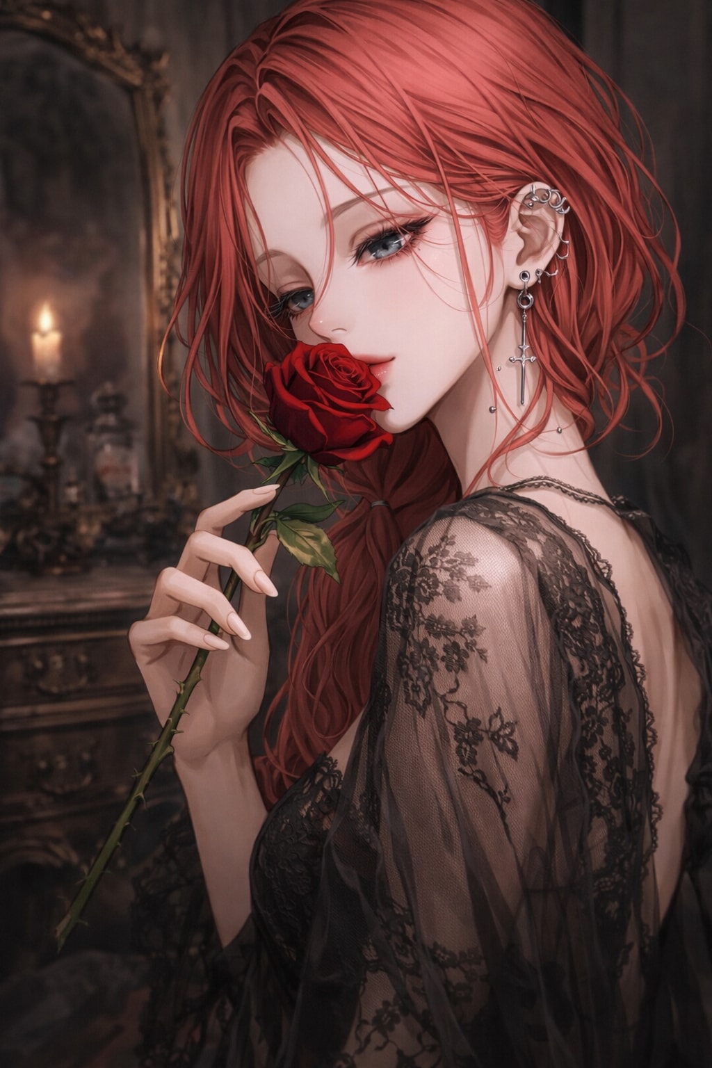 十朱リラ×薔薇 | の人気AIイラスト・グラビア