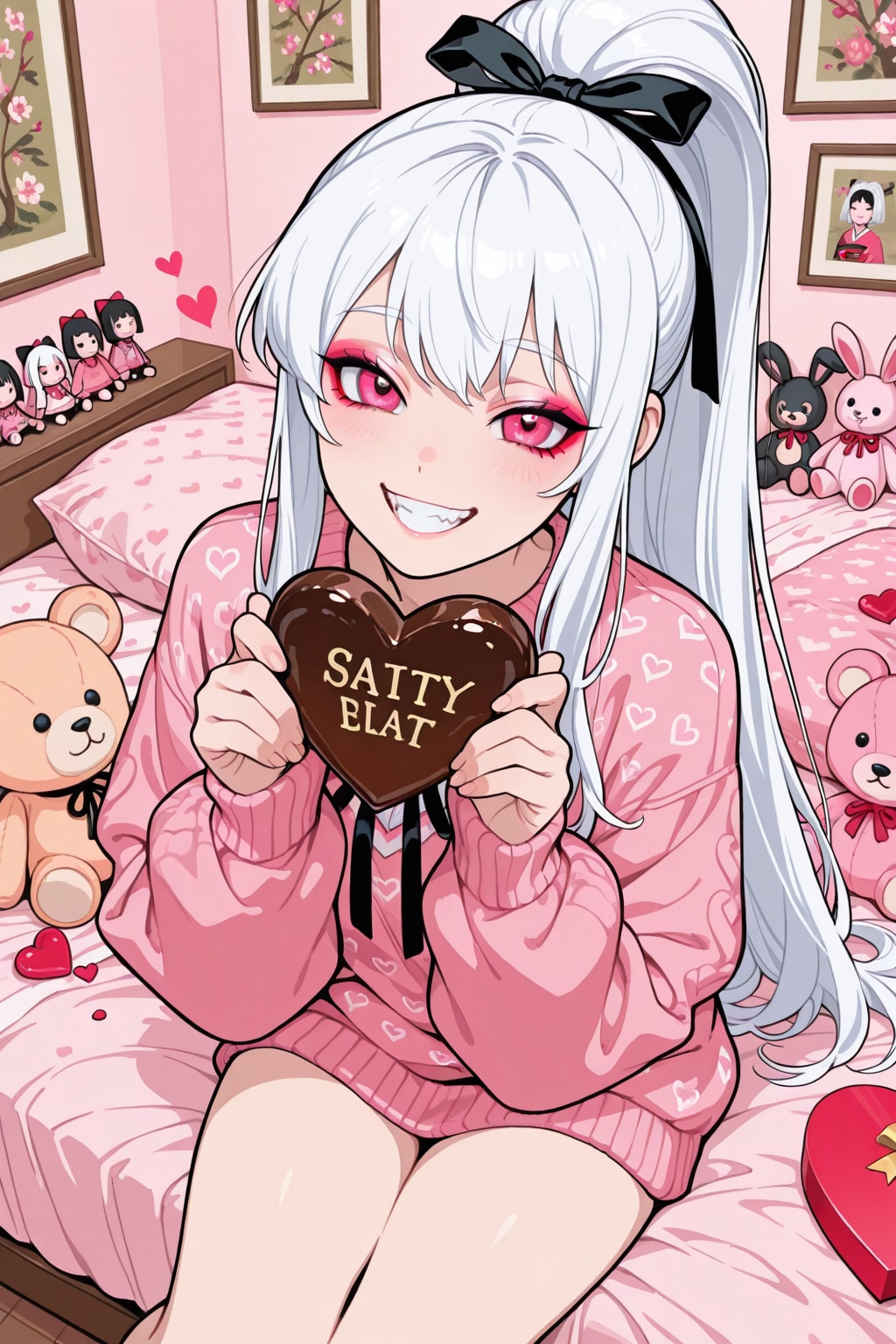 チョコと白髪ちゃん