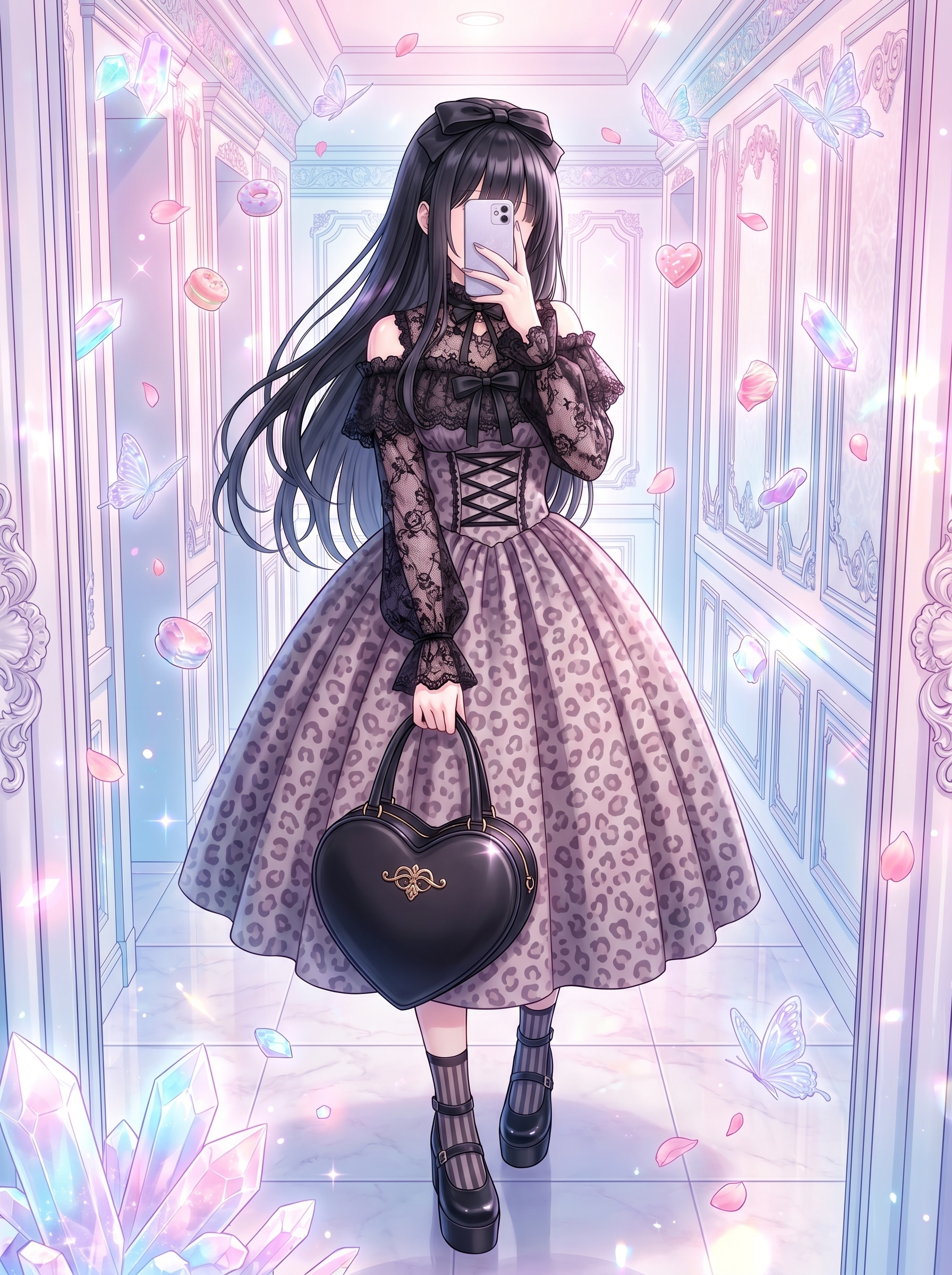 鏡界黒薔薇の戯 | の人気AIイラスト・グラビア