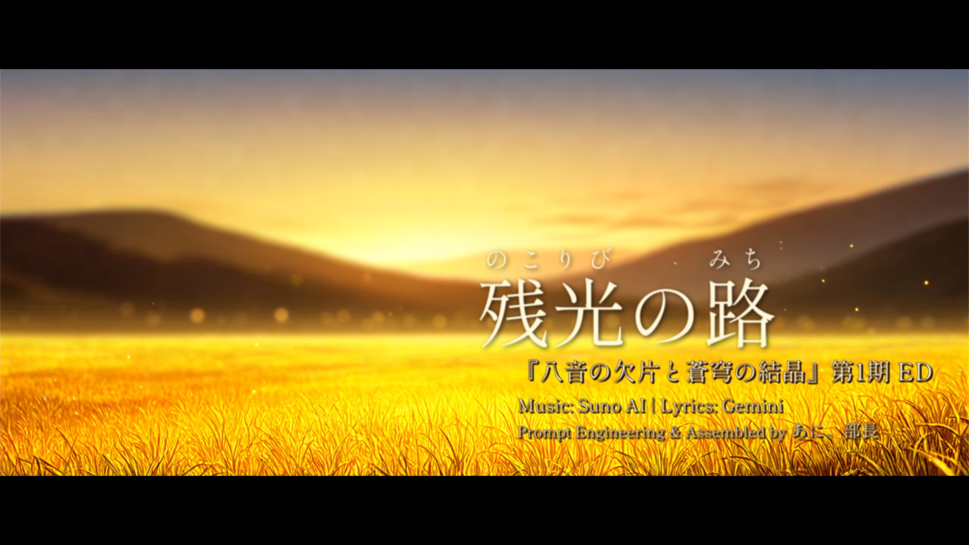残光の路【架空アニメ：八音の欠片と蒼穹の結晶 ED】