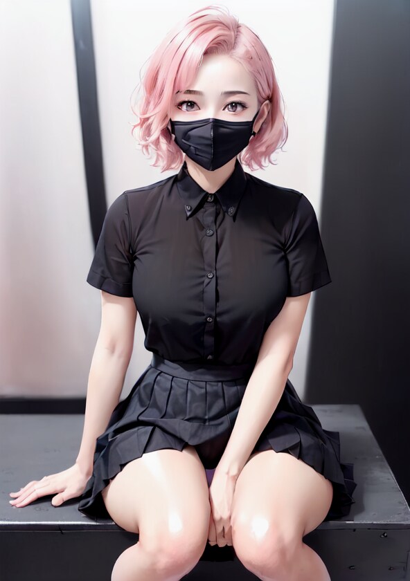 制服ぽい恰好の子と待ち合わせ