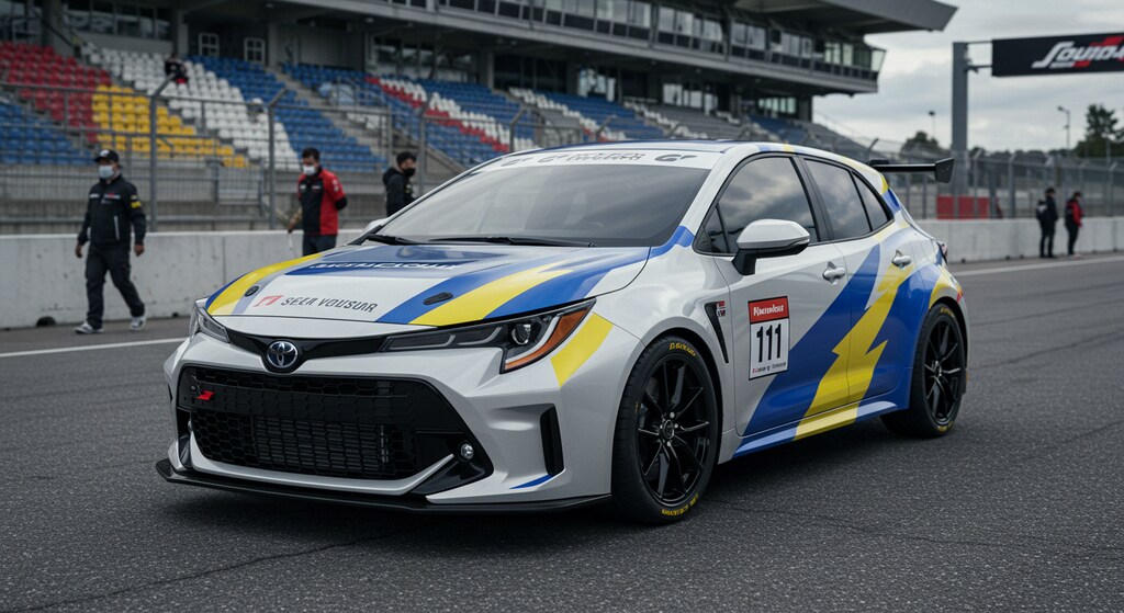 GRカローラ水素レーシングカー