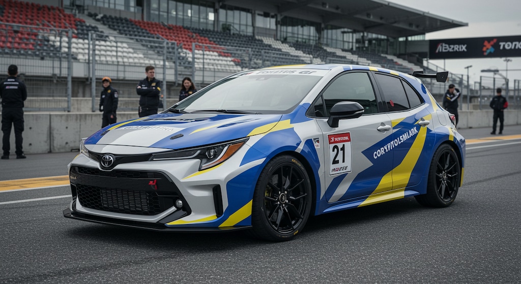 GRカローラ水素レーシングカー