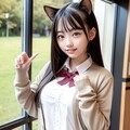 猫耳JK 3枚目