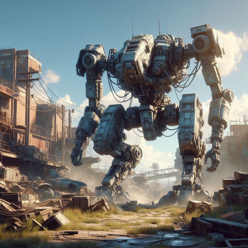 （DALLE-E3の思い出）当時としては頭一つ確実に抜けていた精密メカ描写が素敵なAIでした♪