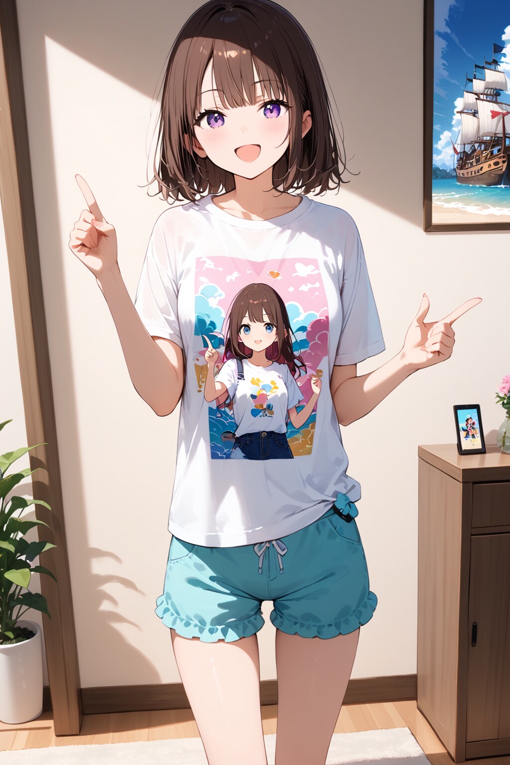 自分プリントTシャツ