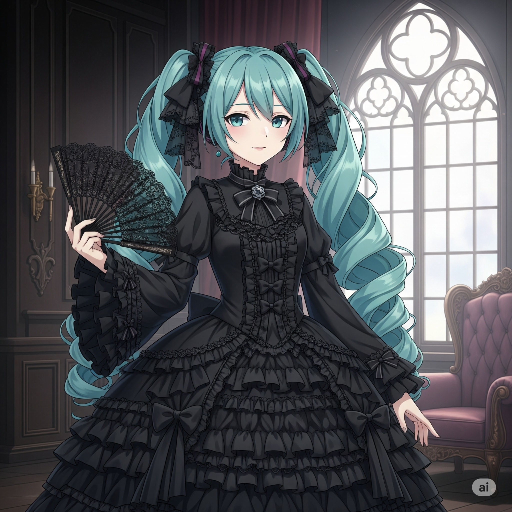 ゴスロリ ミクさん | の人気AIイラスト・グラビア