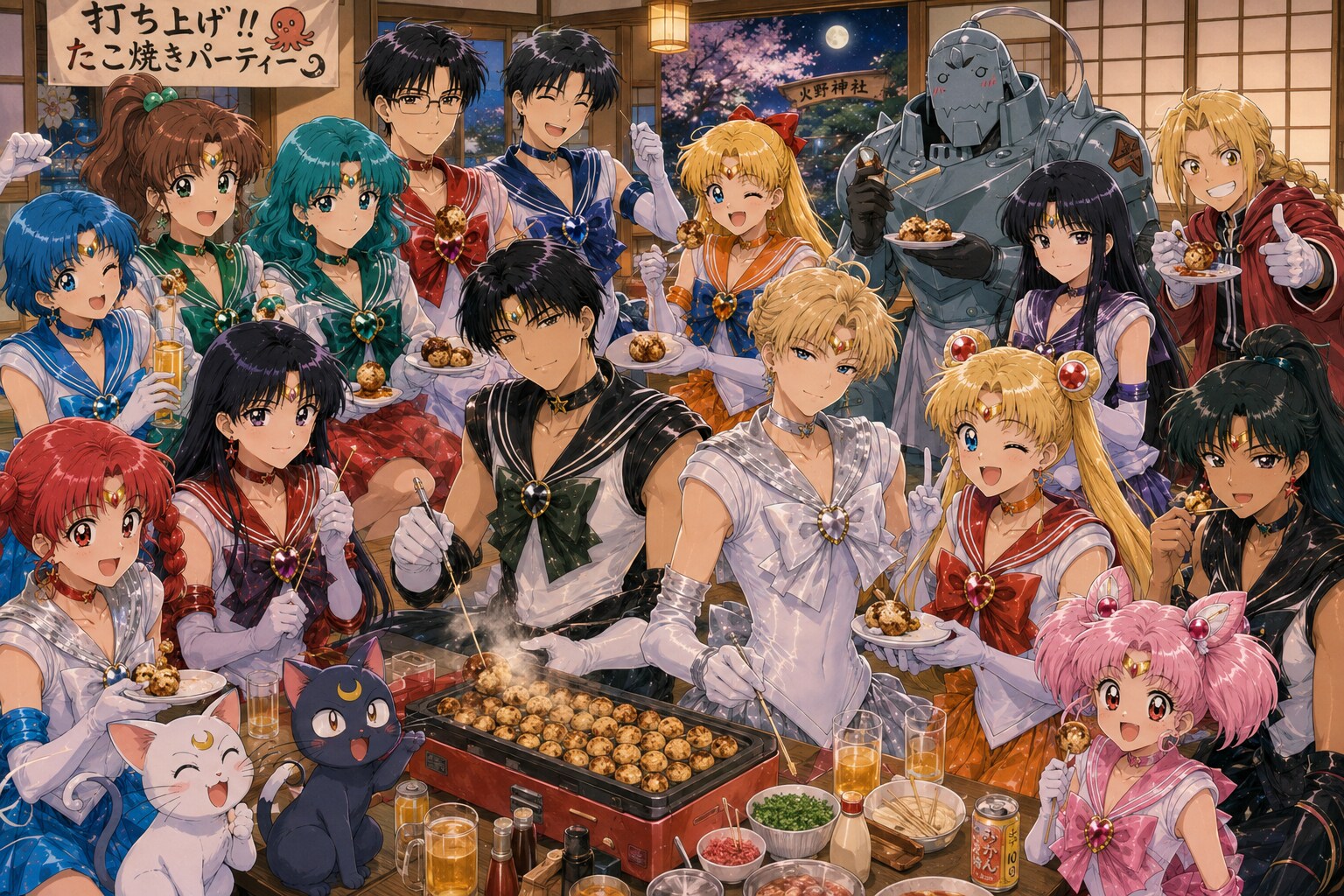 セーラー戦士、エドの国に行く　大反省会！