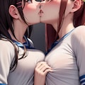 百合 girls kiss_1 5枚目