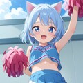 青猫ちゃんチアリーダー 3枚目