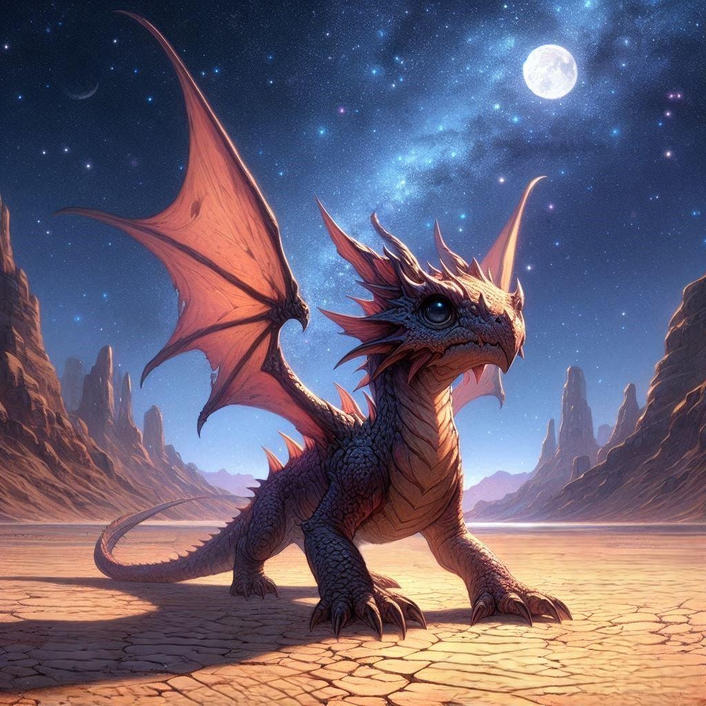 月夜のリトルドラゴン