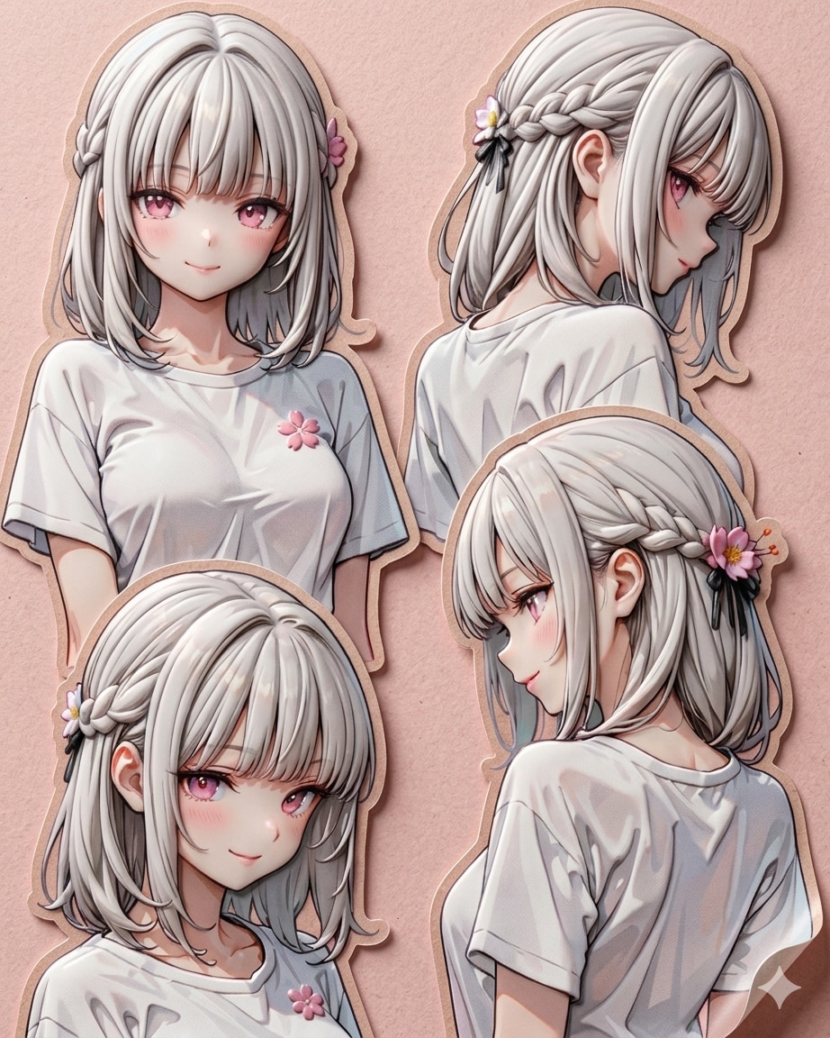 アイシャちゃんシール | の人気AIイラスト・グラビア