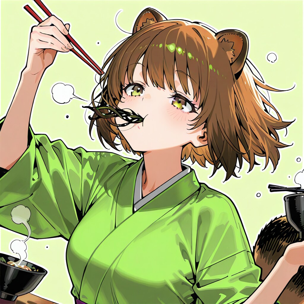 イカスミ蕎麦と蕎麦饅頭 | の人気AIイラスト・グラビア