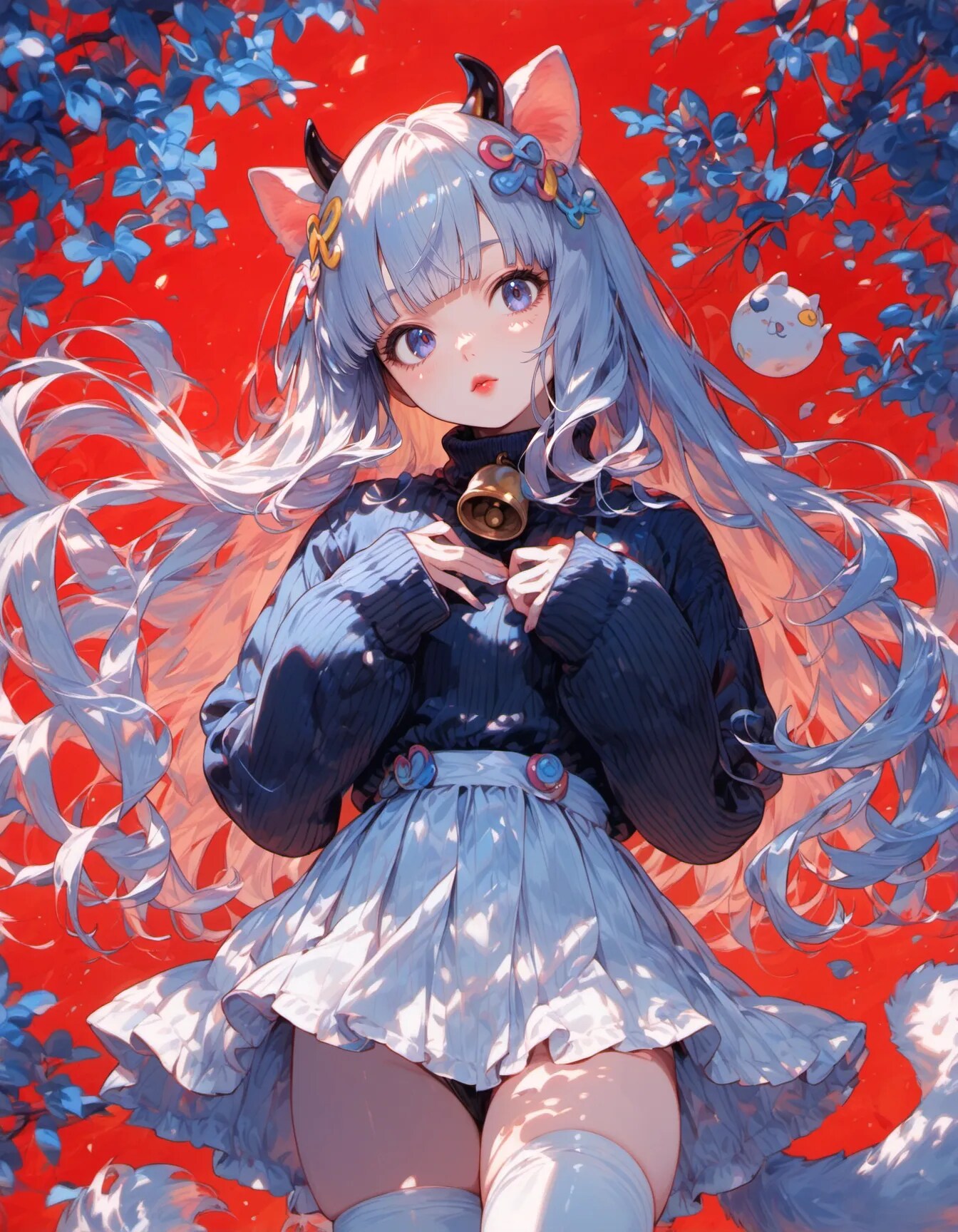 The Chiming Bell in the Crimson Forest | の人気AIイラスト・グラビア