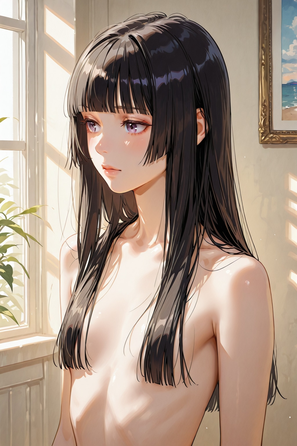 髪ブラ