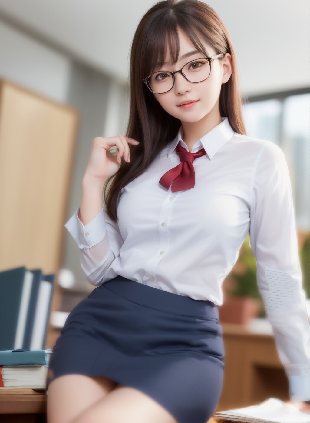 眼鏡のお姉さん