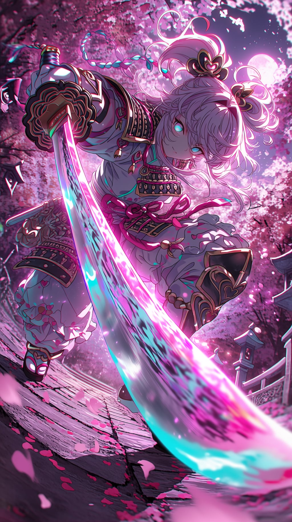 カラフルな女武者