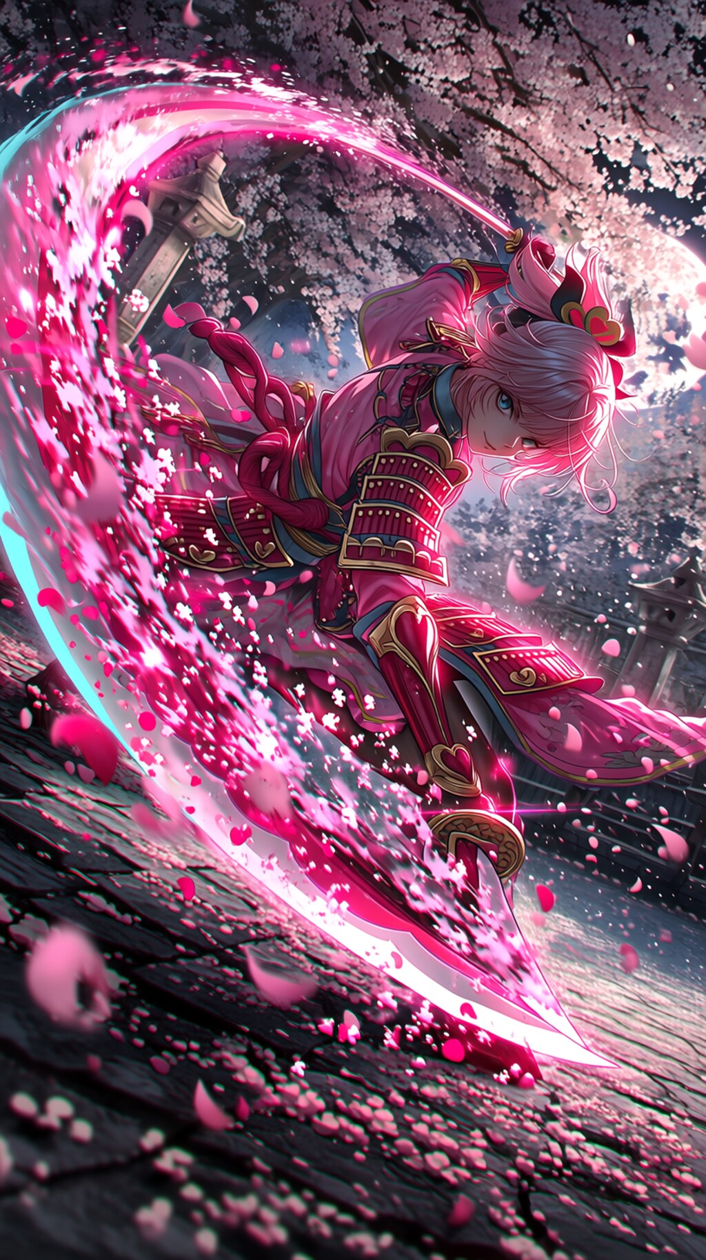 カラフルな女武者