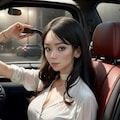 赤のミニスカート 2枚目