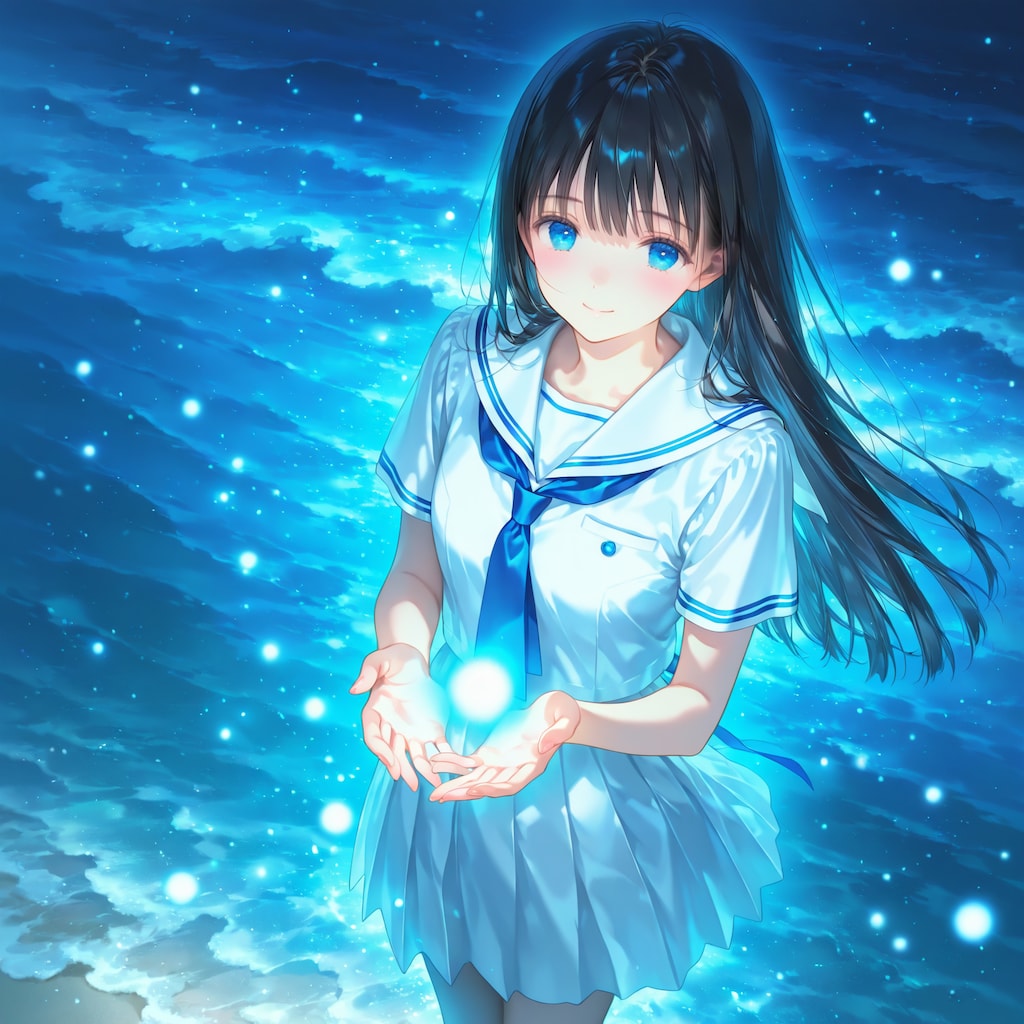夜の海