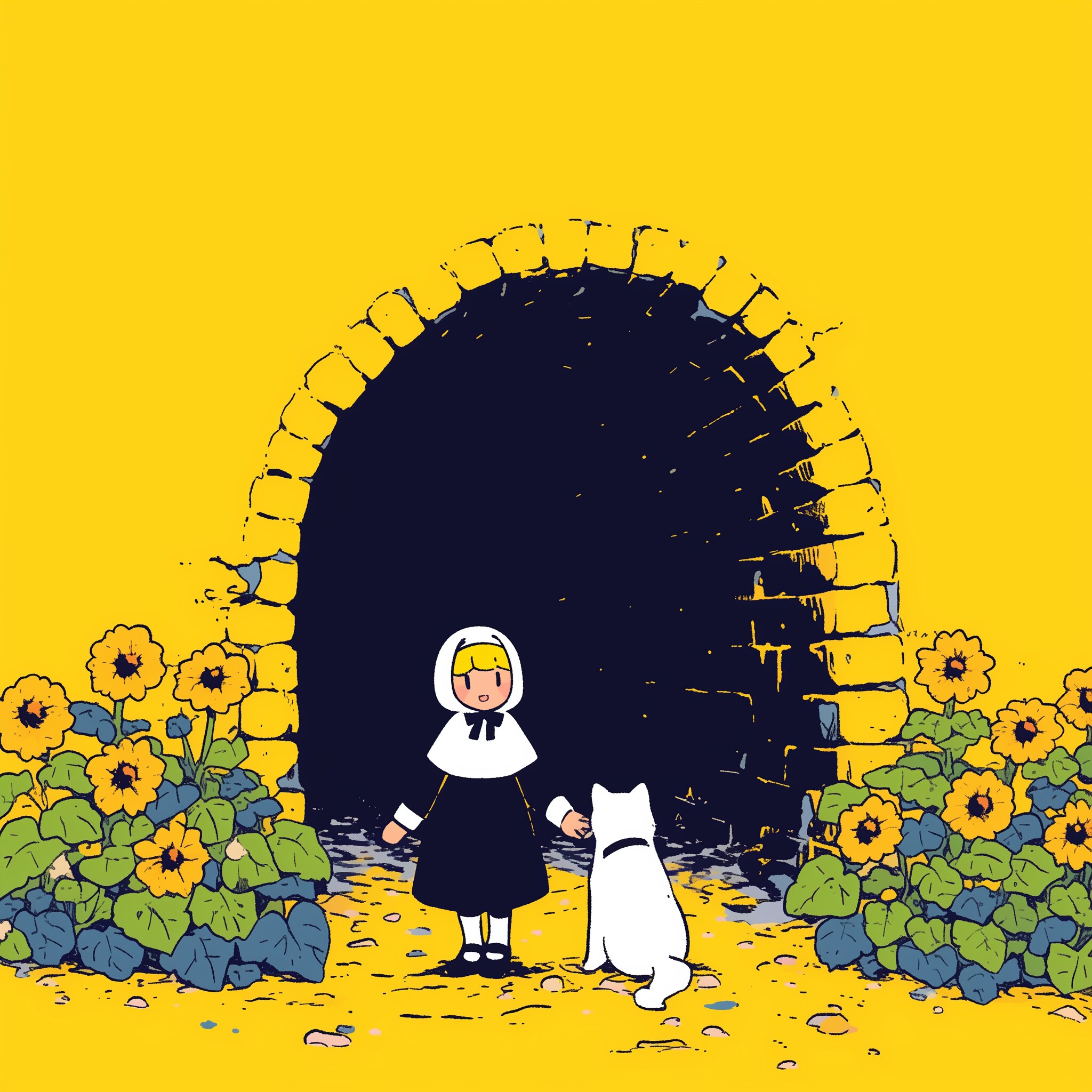 シェルター入口とわんちゃん！！ | の人気AIイラスト・グラビア