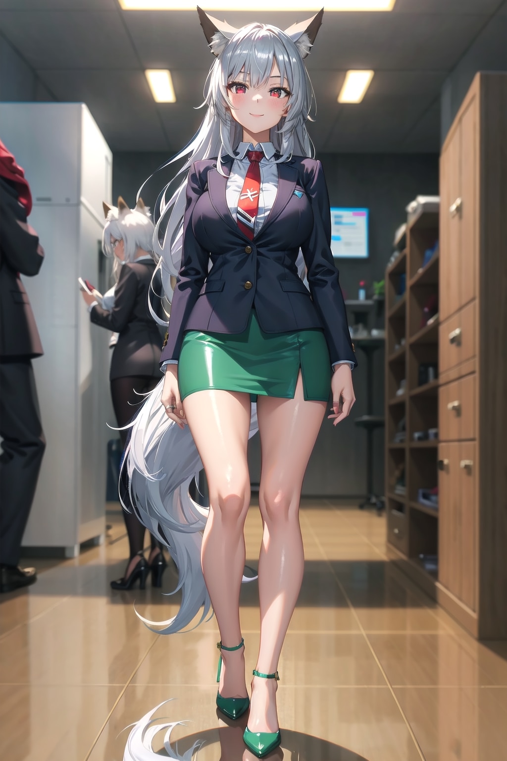 お仕事中に