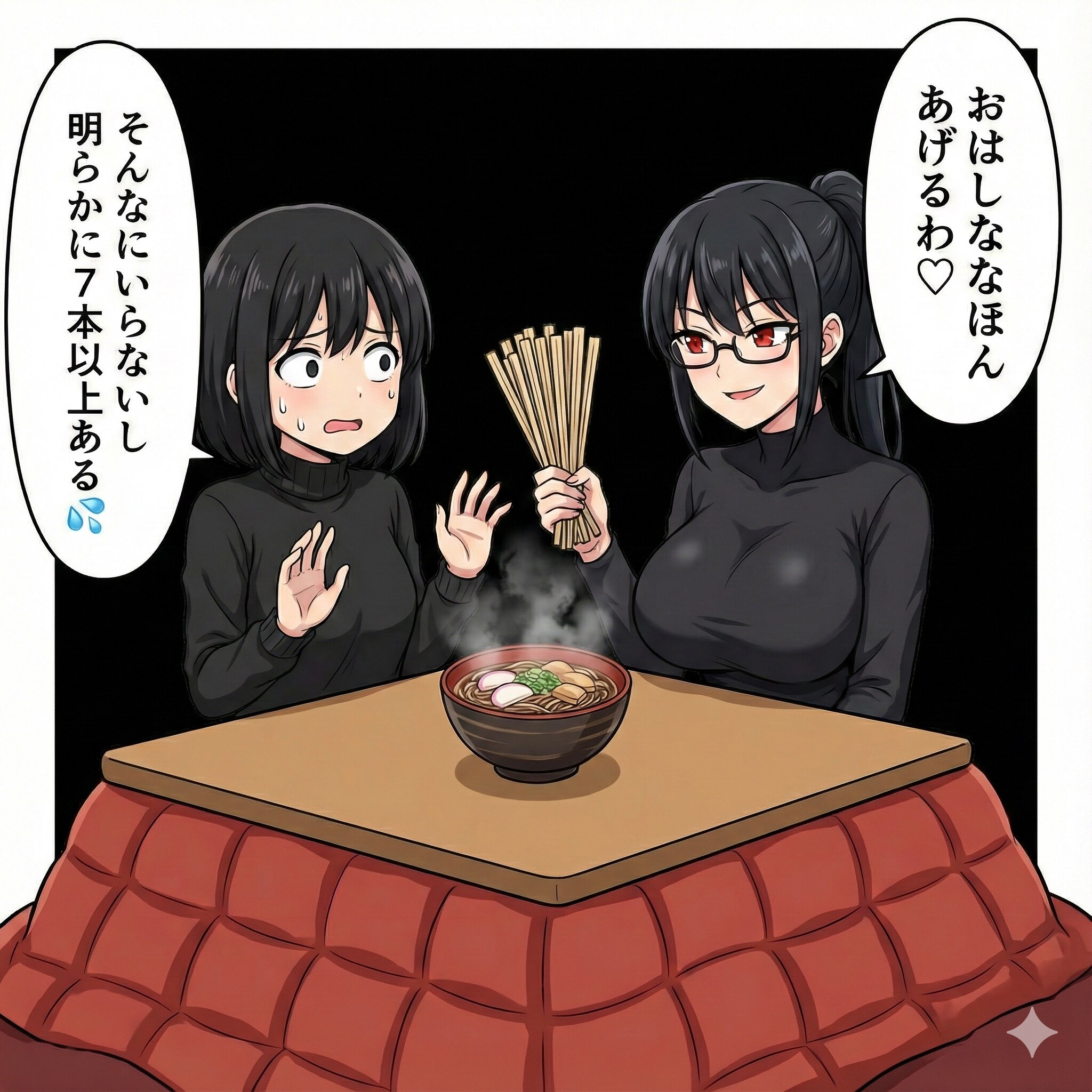 🖤彩ちゃんの年越しそば
