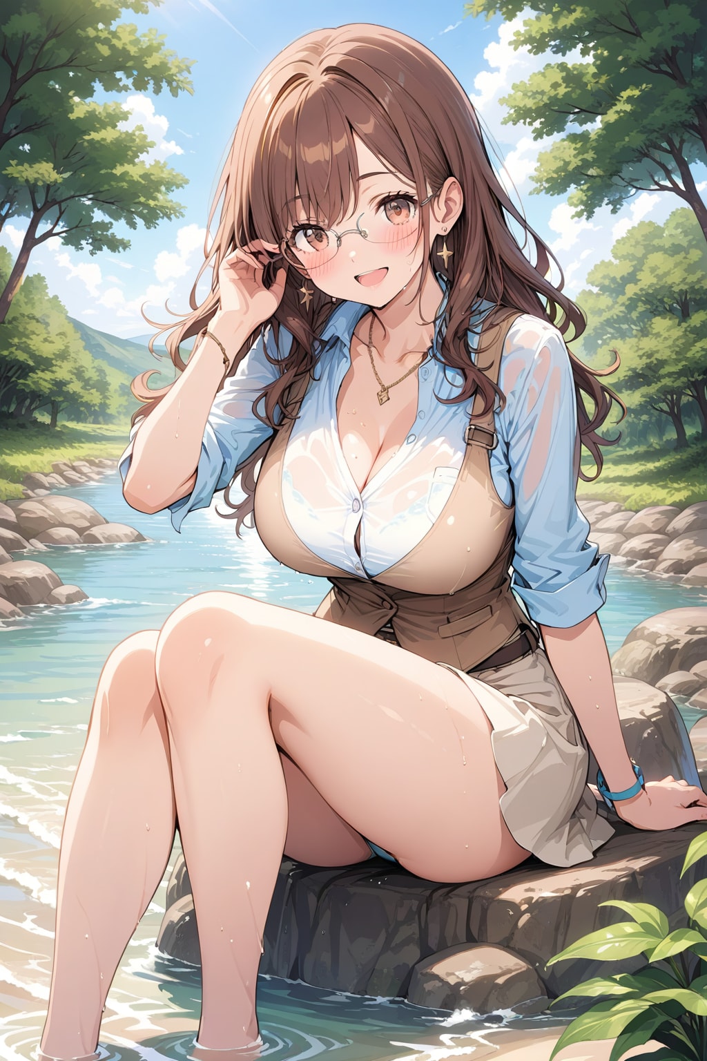 LARIMARで川遊び03