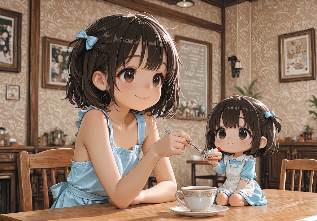 もうひとりの私とおやつ時間