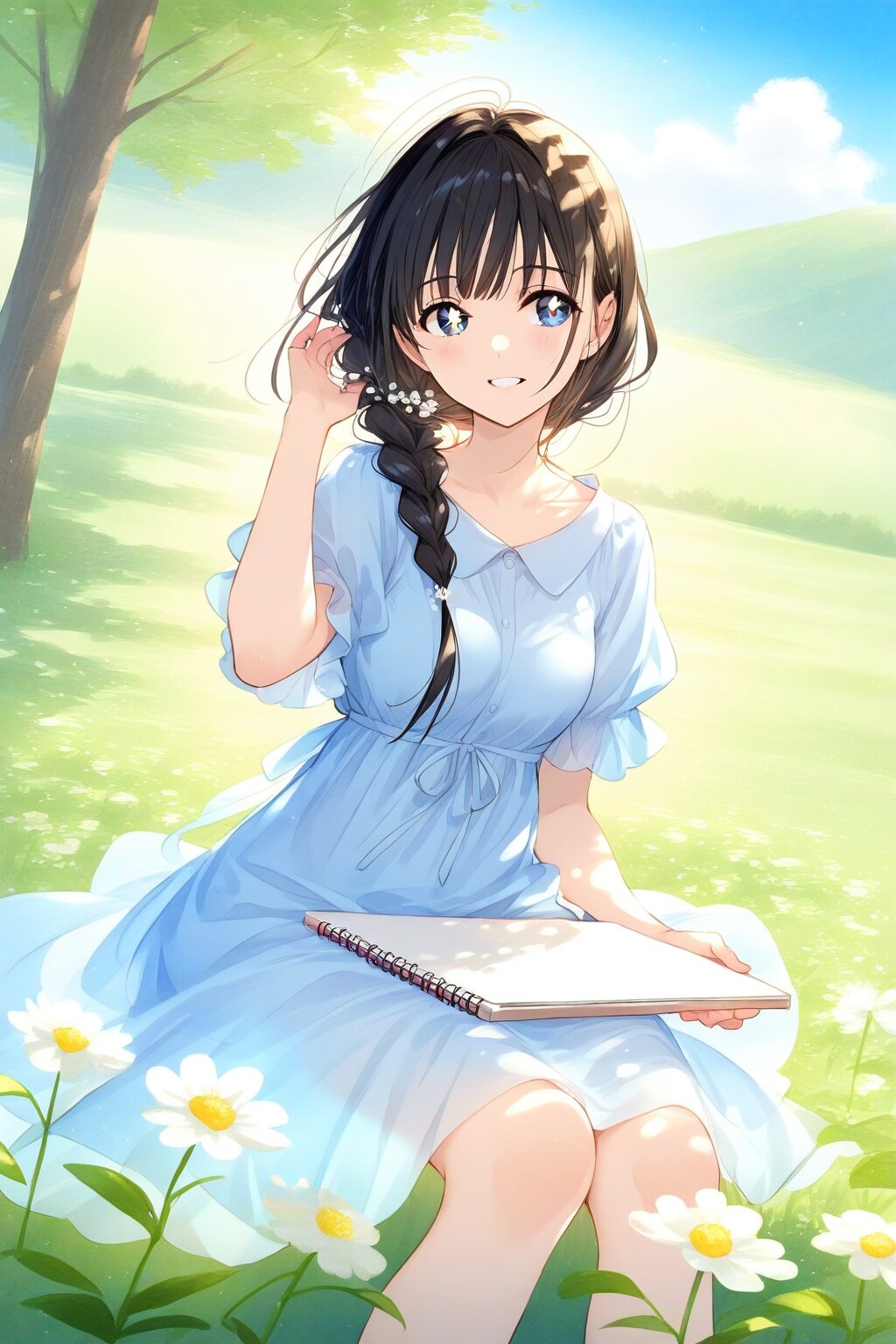 夏休みのスケッチ | の人気AIイラスト・グラビア