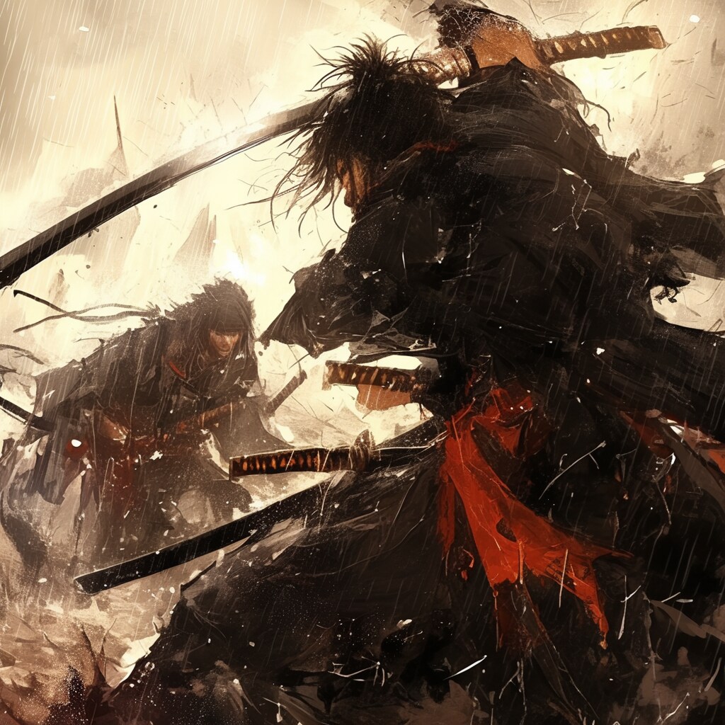 雨の戦い tribute to Akira Kurosawa | の人気AIイラスト・グラビア