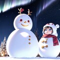 雪だるまさんと一緒 6枚目