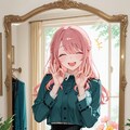 それぞれの初登校。前の最終チェック。ドキドキ 4枚目