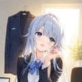 それぞれの初登校。前の最終チェック。ドキドキ 8枚目