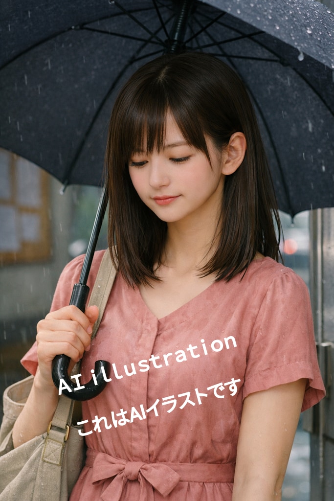 『教師生活二年目の童顔先生。 雨の匂いが残る玄関で、 ボクが見たのは─ 先輩教師のクルマに乗り込む彼女だった…』 | の人気AIイラスト・グラビア