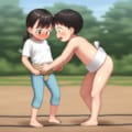 わんぱく相撲　男女混合の部３ 6枚目