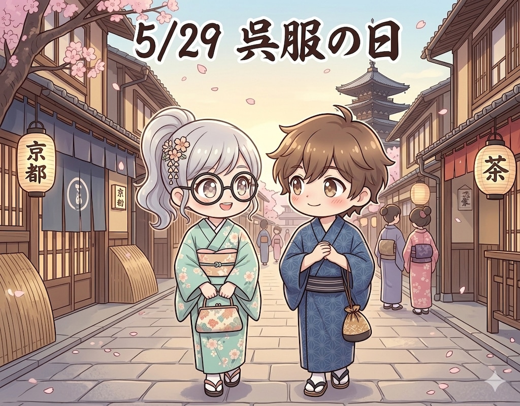 今日は「呉服の日」でもあります