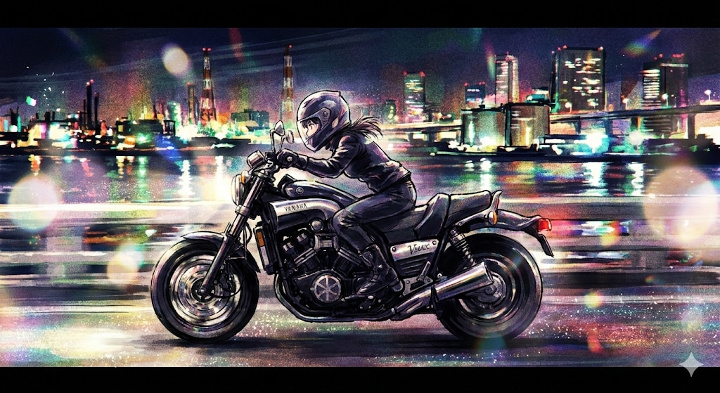 VMAXと阪神高速湾岸線 | の人気AIイラスト・グラビア