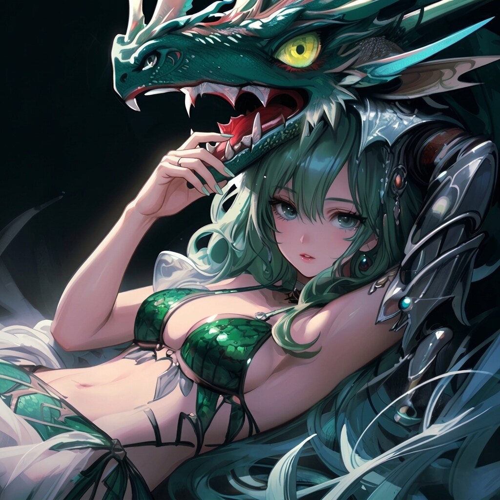 緑色のTOPAZさん