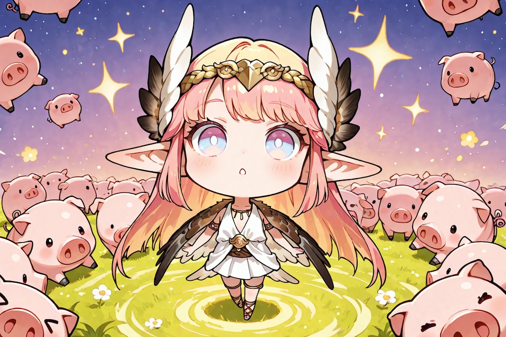 キュケオーンのキャスター（ちび）