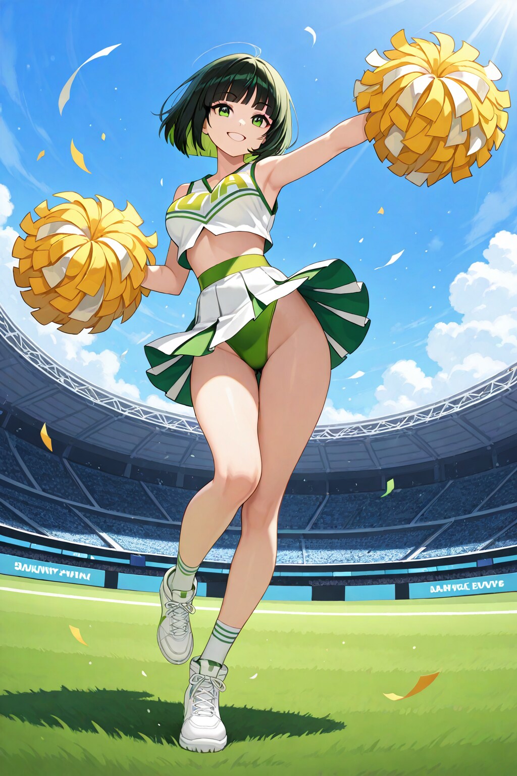 躍動感あふれるチアリーディング！
