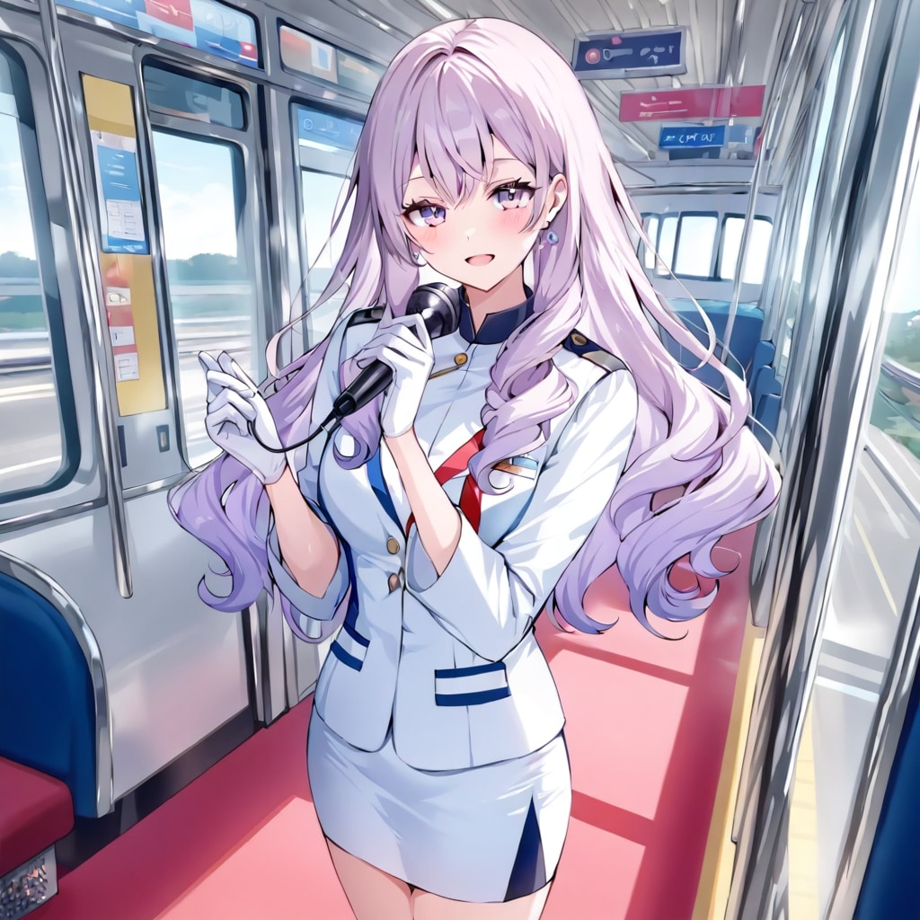 バスガイドさん。 | の人気AIイラスト・グラビア