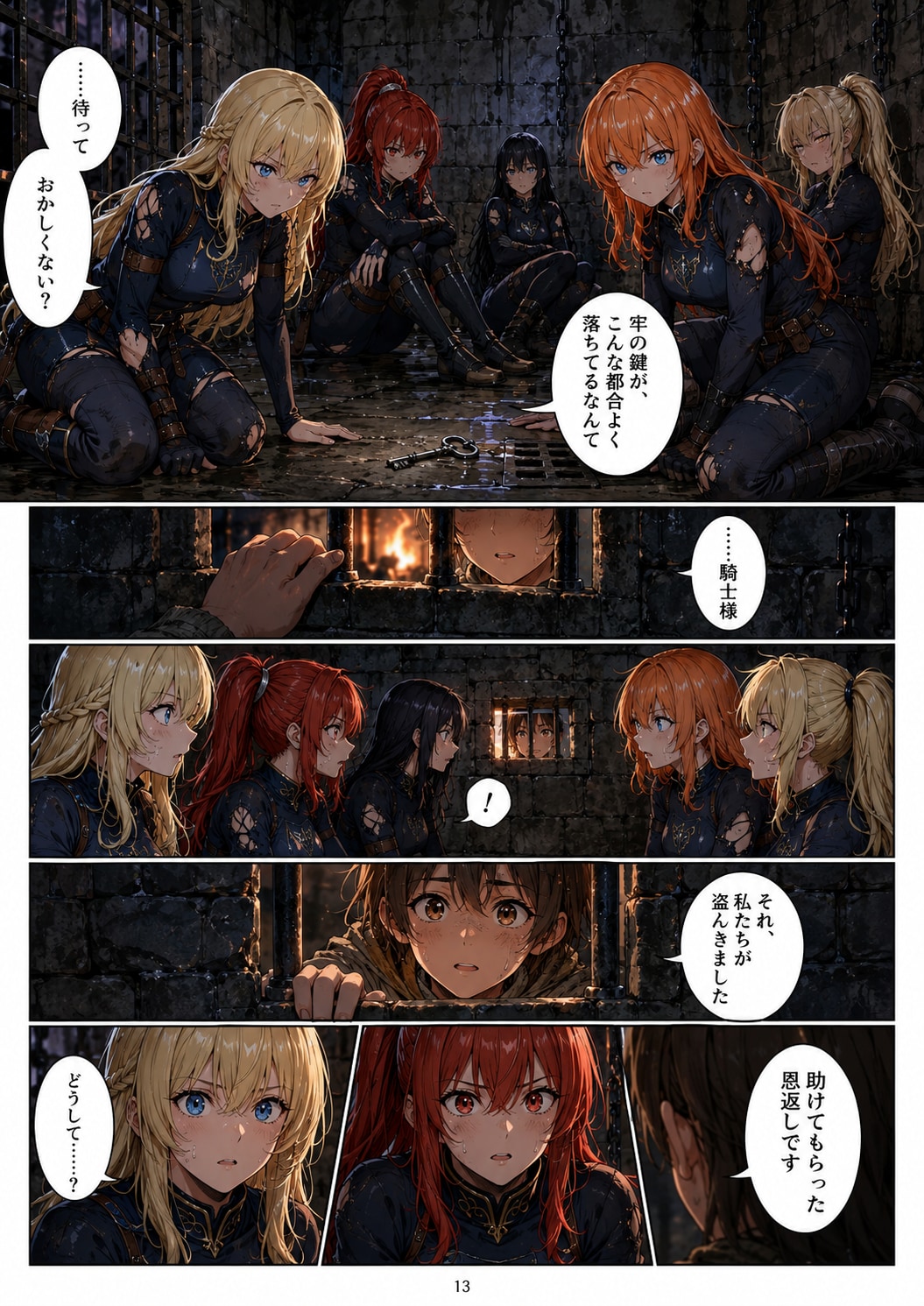 AIマンガ：メイデンナイツ　その２ | の人気AIイラスト・グラビア