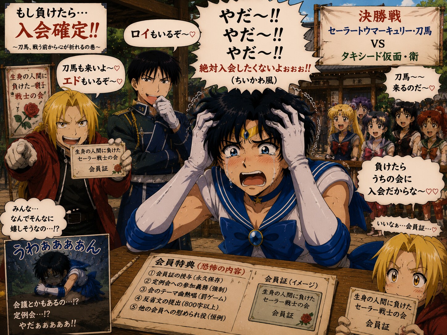 第4回 火野神社大組手大会　決勝戦～戦士のプライド１～ | の人気AIイラスト・グラビア
