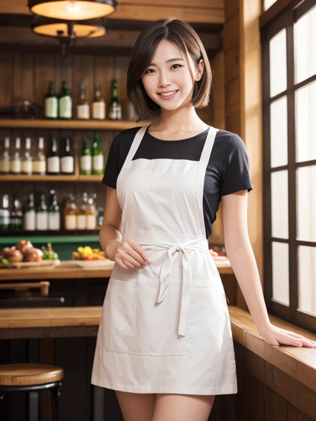 飲食店の看板娘