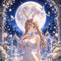 月夜のラビットガーデン 5枚目