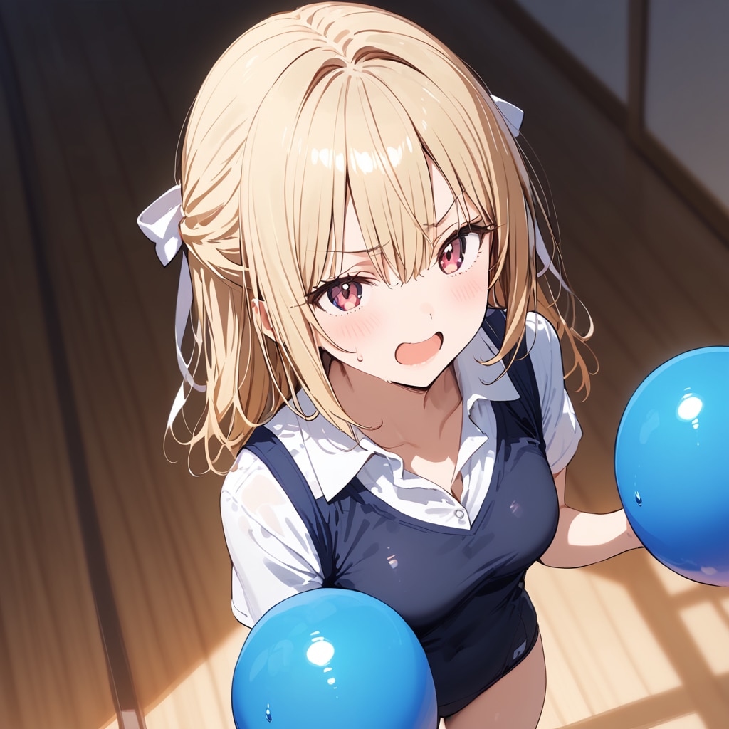 HALOのスクール水着少女