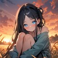 オフショルダー体育すわりのアリス【ブルアカ・天童アリス】 3枚目