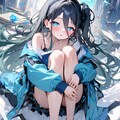 オフショルダー体育すわりのアリス【ブルアカ・天童アリス】 10枚目