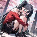 オフショルダー体育すわりのアリス【ブルアカ・天童アリス】 9枚目